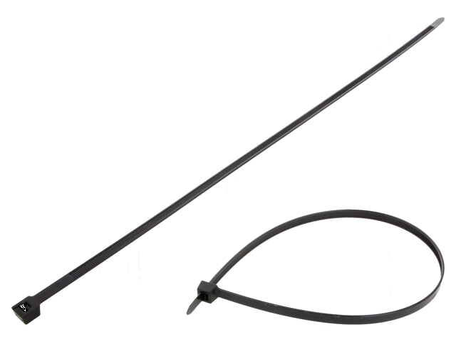 Kabelbinder; L: 530mm; W: 8,9mm; polyamide; 780N; zwart; Ømax: 150mm Kabelbinder; L: 530mm; W: 8,9mm; polyamide; 780N; zwart; Ømax: 150mm